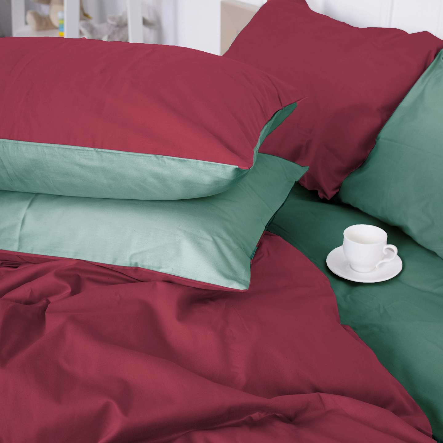 Комплект постільної білизни MirSon Сатин 0844+ 0847 Ralph King Size 220x240 см (2200002029476)